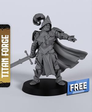 City Watch Sergeant - With Free Dragon  - 5e DnD Inspired for RPG and Wargamers