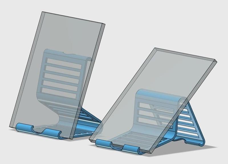 Versatile multi-angle phone / tablet stand