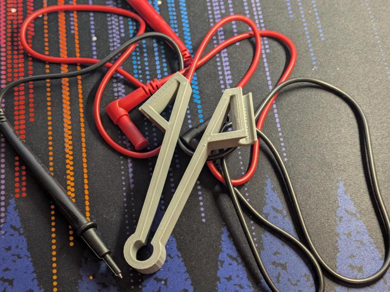 Customizeable Multimeter Probe Tweezers