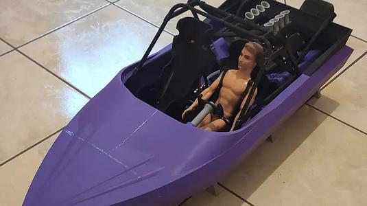 PURPLE ACE - 1/6 SCALE SPRINT JET BOAT - HPW40 INCL.