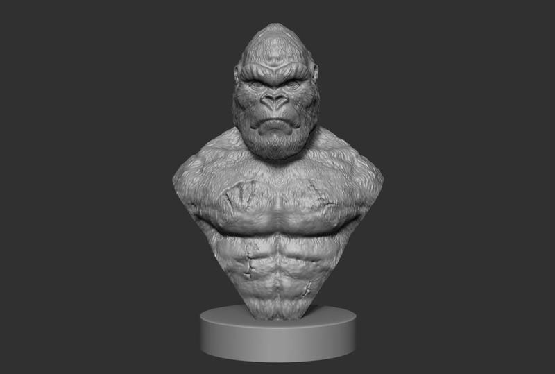 My King Kong bust concept