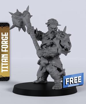 F Kairn Warmonger - With Free Dragon  - 5e DnD Inspired for RPG and Wargamers