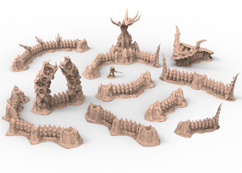 tyty tyran tyranid 40k starship trooper notable small terrain remix Part 23