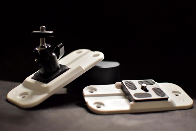 ArcaWall - Wall mount for Arca Swiss style plates (fits Peak Design capture V3)