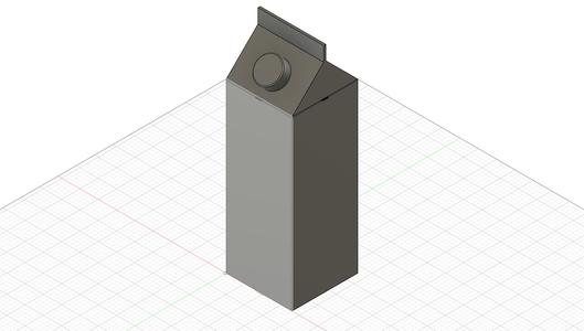 Bottle for putting kitchen utensils in