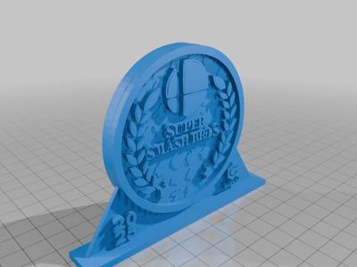 Super Smash Bros Melee Tournament Trophy