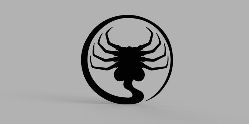 Alien Logo Wall decoration