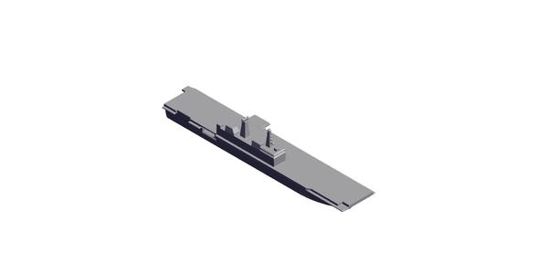 1/2400 Scale ROK CVX Aircraft Carrier Pro.stl