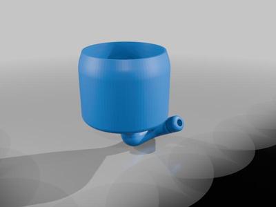 Siphon airbrush side dipper adapter