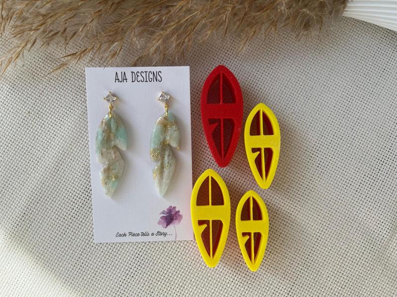 Polymer Clay Earring Mold 60