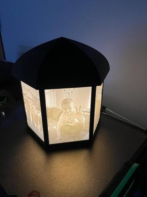 Lithophane Family Lantern
