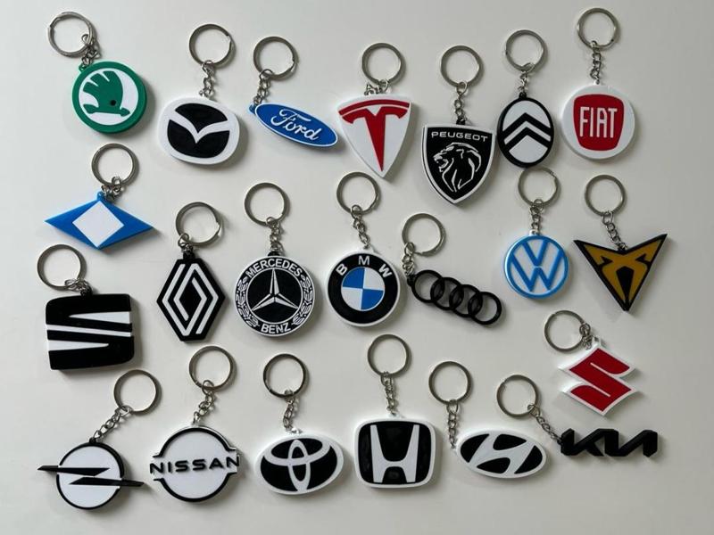 Keychain for 22 Car Brands