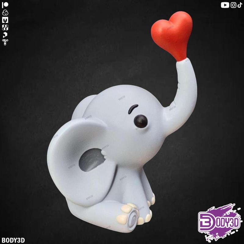 Cute Elephant ( Supportless )