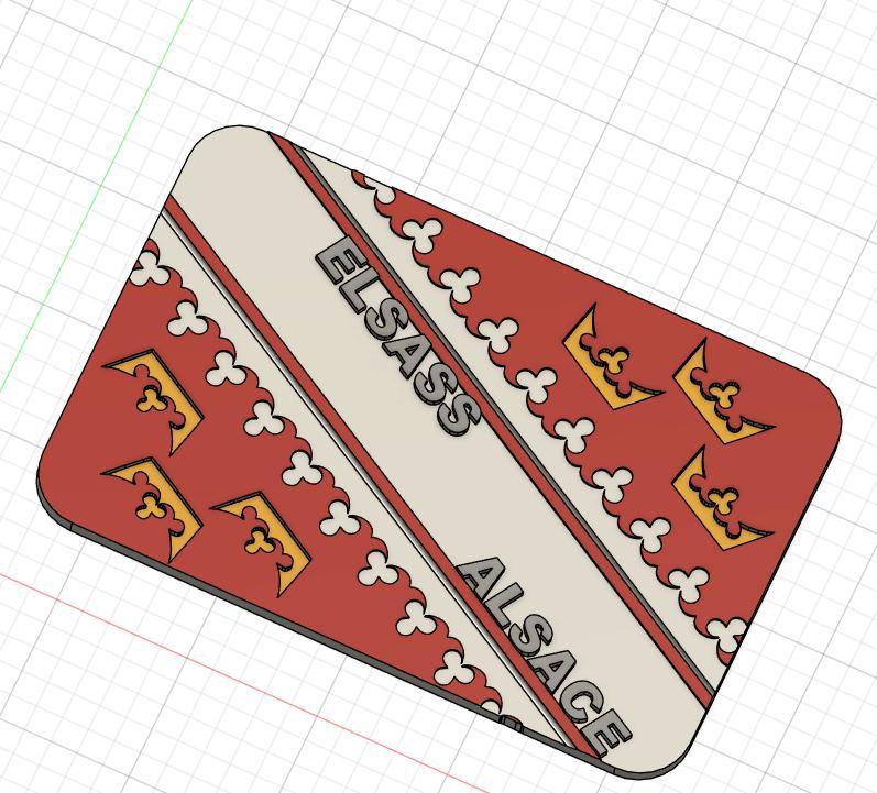 Drapeau régional Alsace