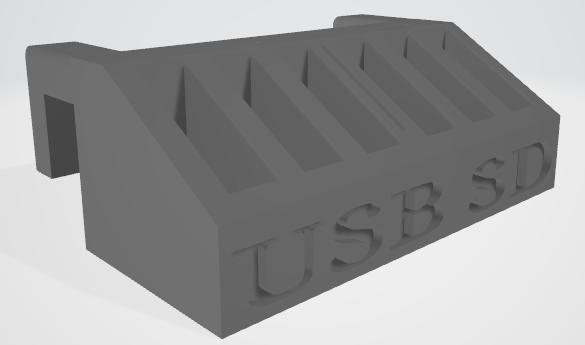 ikea skadis usb,sd holder