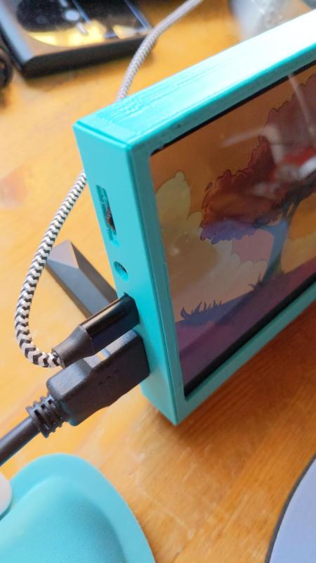 Connectors-cover for referred display cover "GeeekPi 7 Inch Capacitive Touchscreen Shell"