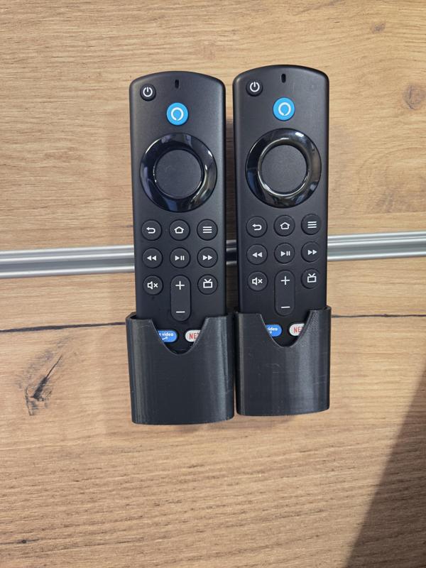 Fire TV Remote Ablage für Küche mit Nut / Rinne