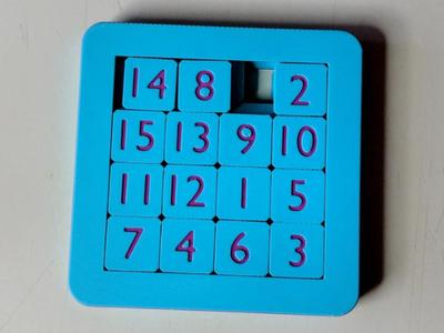 No-AMS Double Sided Sliding Block Puzzle