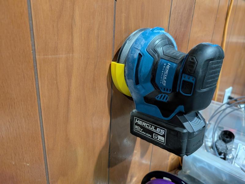 5 Inch Palm Sander Wall Mount