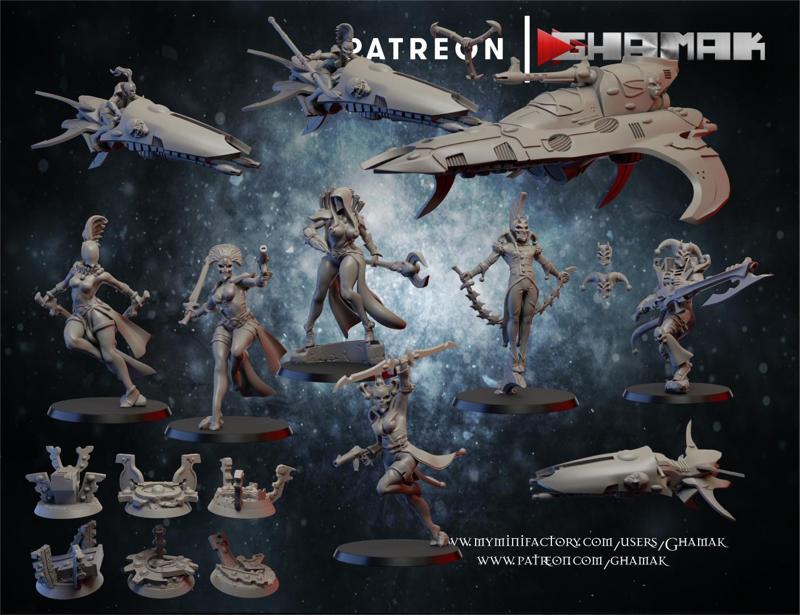 Space elves army support ready