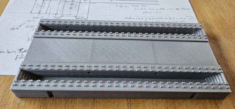 Double Inspection Pit HO / Fosse d'entretien Double en HO