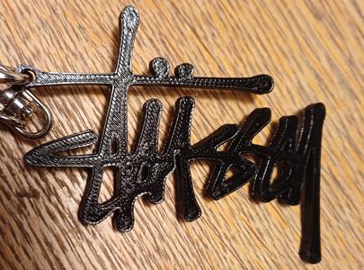 Stussy logo key chain (not official stussy