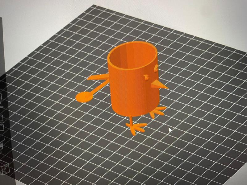 small chicken liquor glass