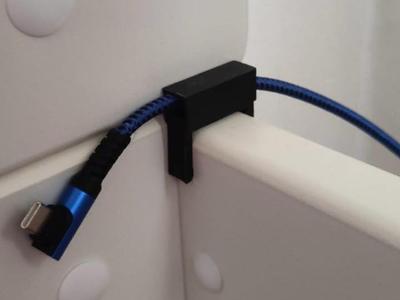 Bedside cable holder