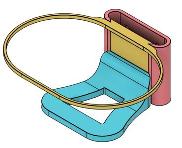 Hidden wall mount for Google Nest Audio