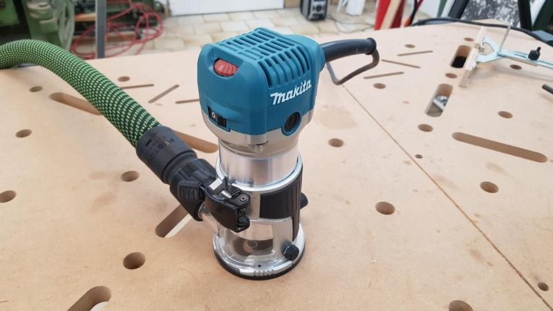 Makita RT0702 DRT50 to D27 Festool Dust Collection Hose Adapter (35 mm ID) / Kantenfräse Saugschlauch Adapter