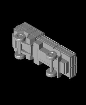 1/100 Scale Man Kat1 5 ton truck.stl