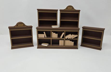 Miniature Bookcase Set