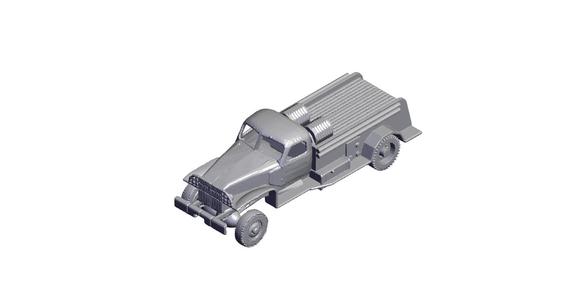1/87 Scale Chevrolet G7100 Fire Truck.stl