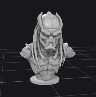 Predator Bust.glb