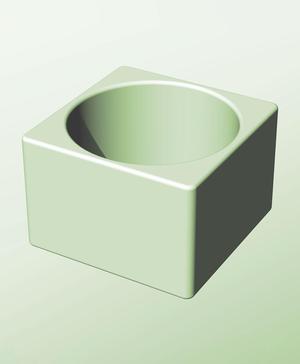 CS128-95 Container modular stackable module for 3d printing makers