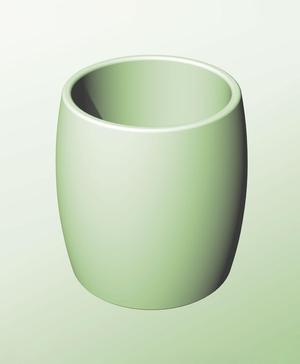 CR128-170 Modular component container for modern decor 3d printing