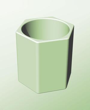 CH128-160 Stacking module bin for modern home decor 3d stl file