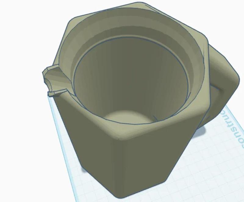 cruche ou verre mécanique Pythagore   