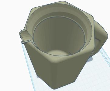 cruche ou verre mécanique Pythagore   