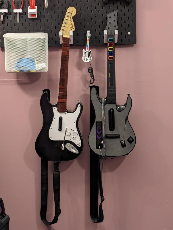 Guitar Hero/Rock Band Mount for IKEA Skadis