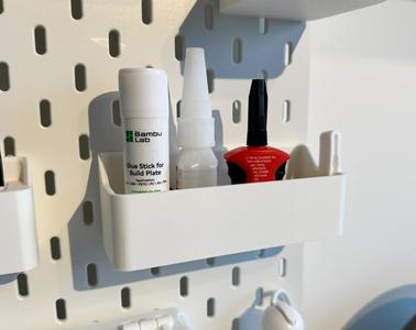 140x45mm shelf for IKEA Skadis pegboard