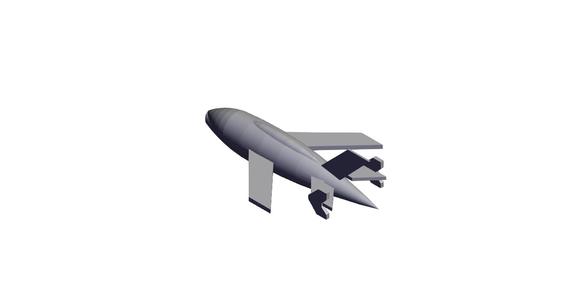 1/72 Scale Ryan Firebee Q-2a Drone.stl