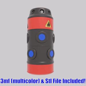 Helldivers 2 G13 Incendiary Impact Grenade / Prop Gadget Fun Military Airsoft Videogame 3d print Stl