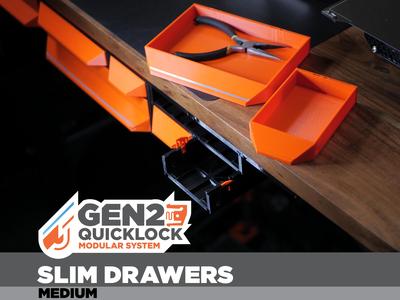 GEN2-QL Slim Drawers - Medium