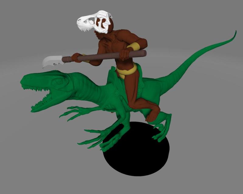 Darius on raptor from Karak II