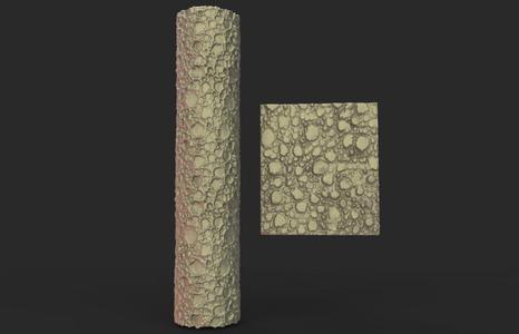 Texture rolling pin No29