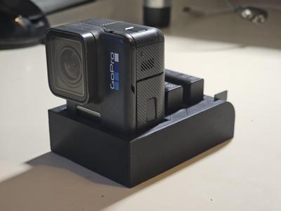 GoPro 5 6 7 desk storage
