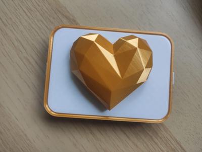 Heart Locking Gift Card Box