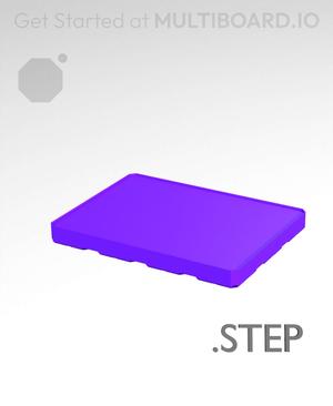 4x3x0·5 - Multibin Insert - STEP Remixing File