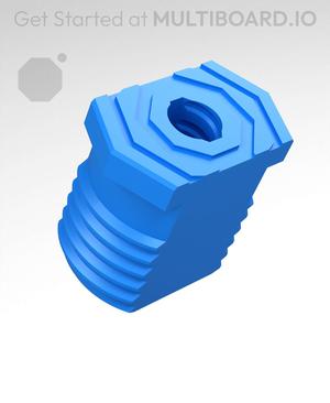 20 mm Big Thread, Flat Head, Small Thread Hole, Shank T-Bolt